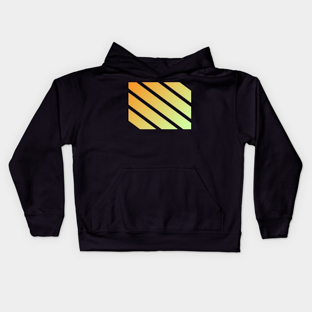 Gradient Lines Kids Hoodie by Acquired Taste